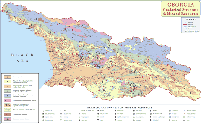 საქართველოს გეოლოგიური რუკა