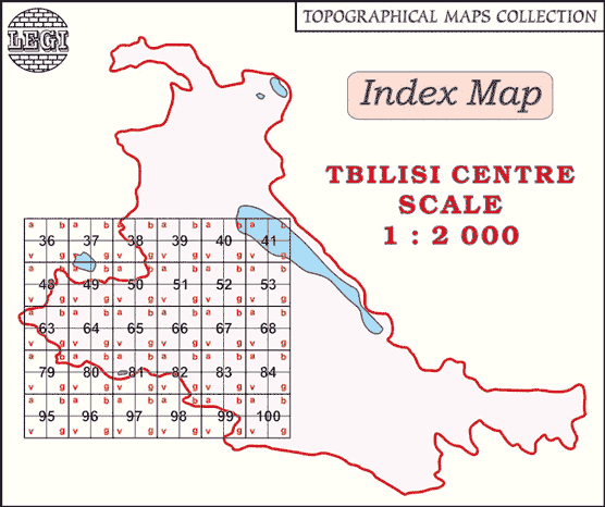 Tbilisi Topographical maps 2k